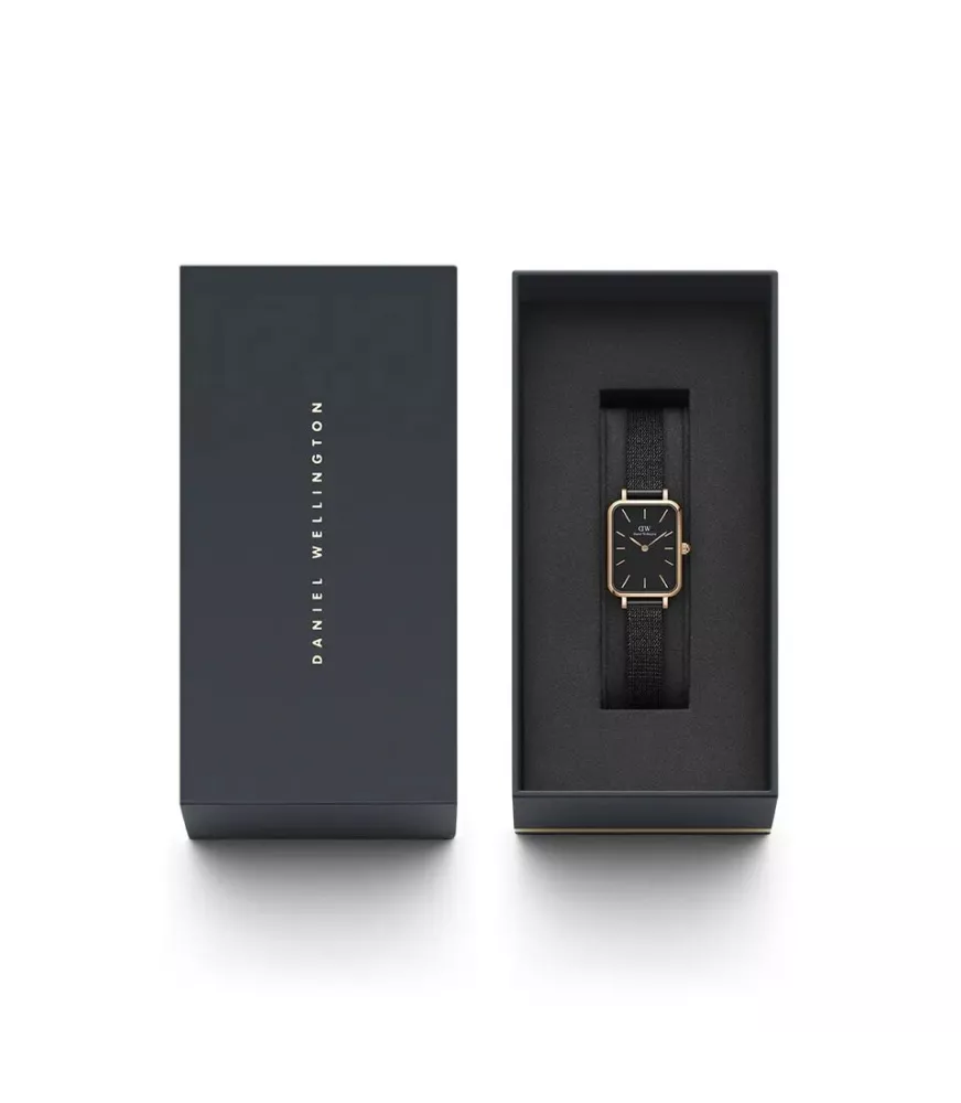 RELOJ DW QUADRO PRESSED ASHFIELD MUJER DW00100433
