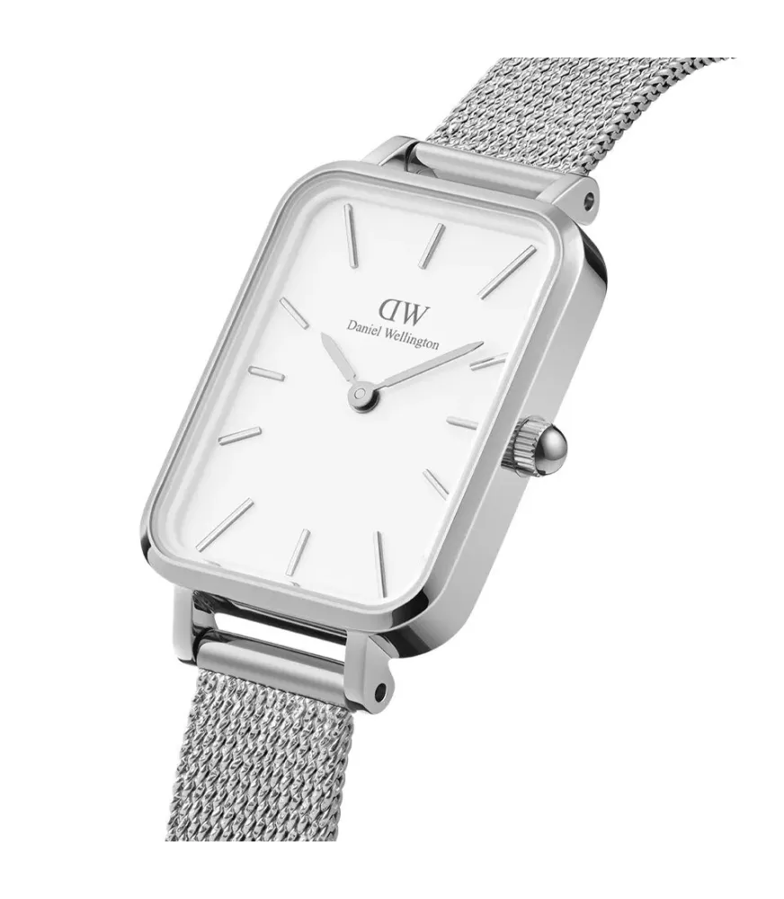 Reloj Daniel Wellington Quadro Pressed Sterling mujer DW00100438