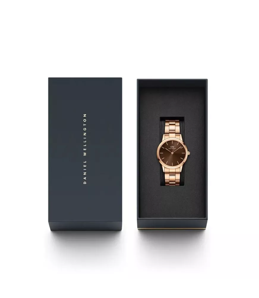 Reloj Daniel Wellington Iconic Link Amber mujer DW00100462