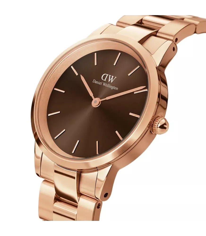 Reloj Daniel Wellington Iconic Link Amber mujer DW00100462