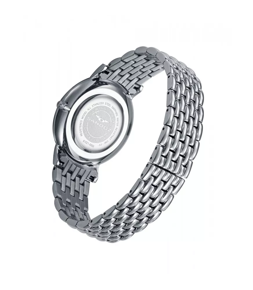Reloj Sandoz Cuarzo Suizo, hombre y 2 agujas .