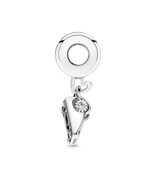 Charm Colgante en plata de ley Máquina de Escribir