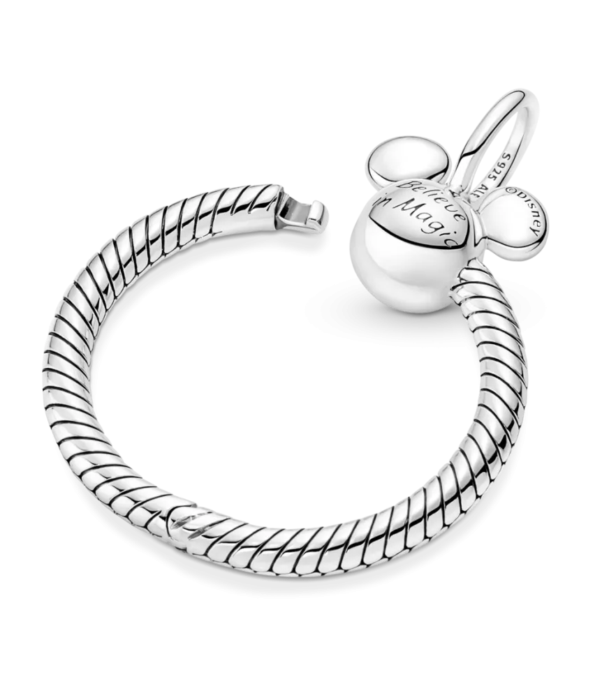 Colgante O Pandora en plata de primera ley Mickey Mouse de Disney