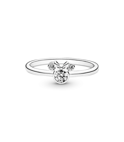 Anillo en plata de ley Cabeza Brillante Minnie Mouse de Disney