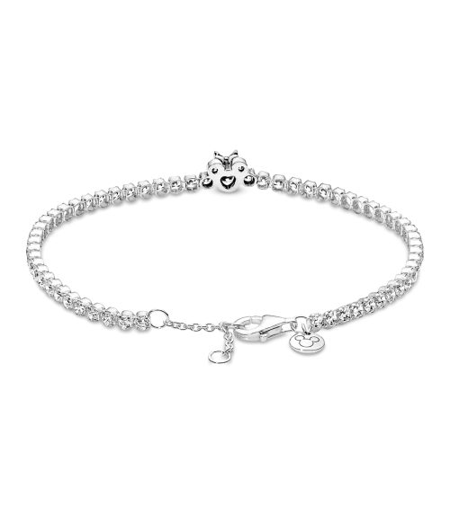 Pulsera Tennis en plata de ley Minnie Mouse de Disney