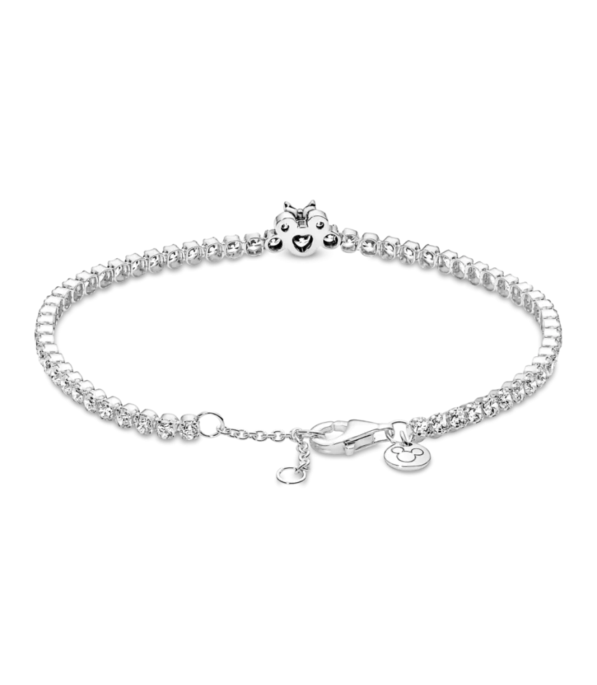 Pulsera Tennis en plata de ley Minnie Mouse de Disney