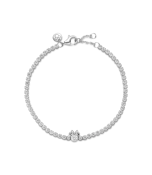 Pulsera Tennis en plata de ley Minnie Mouse de Disney