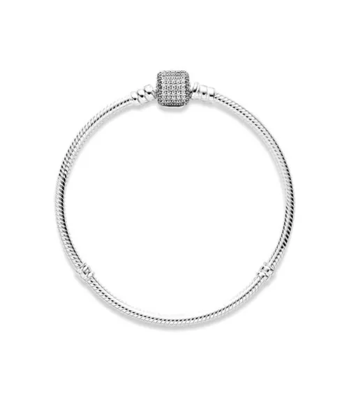 Pulsera Moments Pandora Cadena de Serpiente con cierre de firma, en plata de ley
REF. 590723CZ