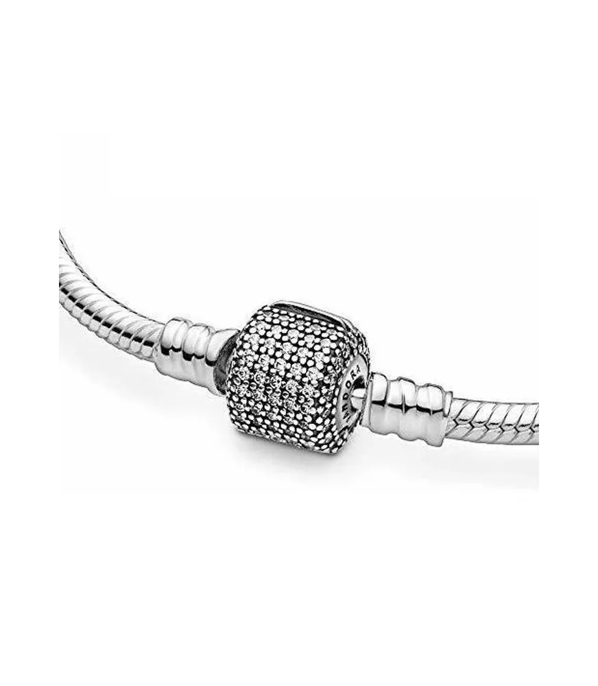 Pulsera Moments Pandora Cadena de Serpiente con cierre de firma, en plata de ley
REF. 590723CZ