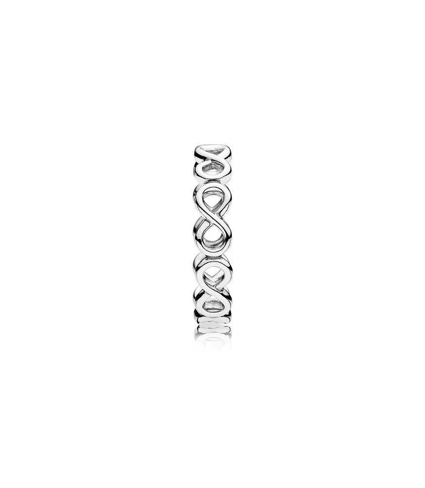Anillo en plata de ley Brillo Infinito