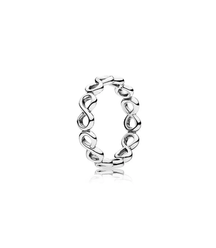 Anillo en plata de ley Brillo Infinito