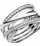 Anillo en plata de ley Entrelazados