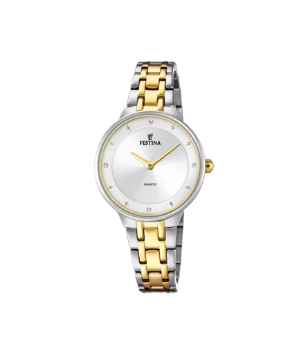 Festina Orologio Analogico Uomo Modello F20625/1, Design Elegante, Movimento Quarzo, Cinturino In Pelle, Impermeabile
