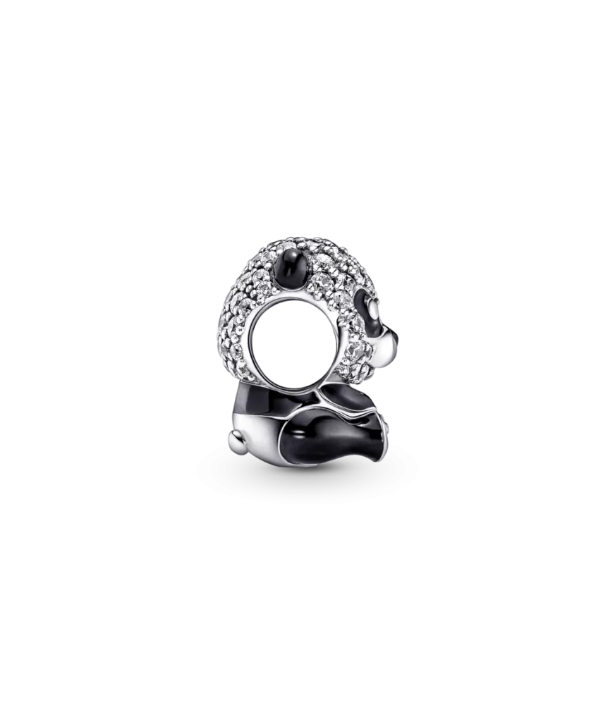 Charm en plata de ley Panda Brillante
