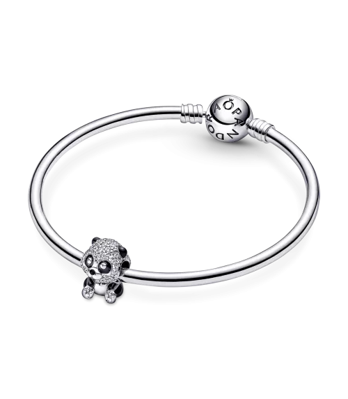 Charm en plata de ley Panda Brillante