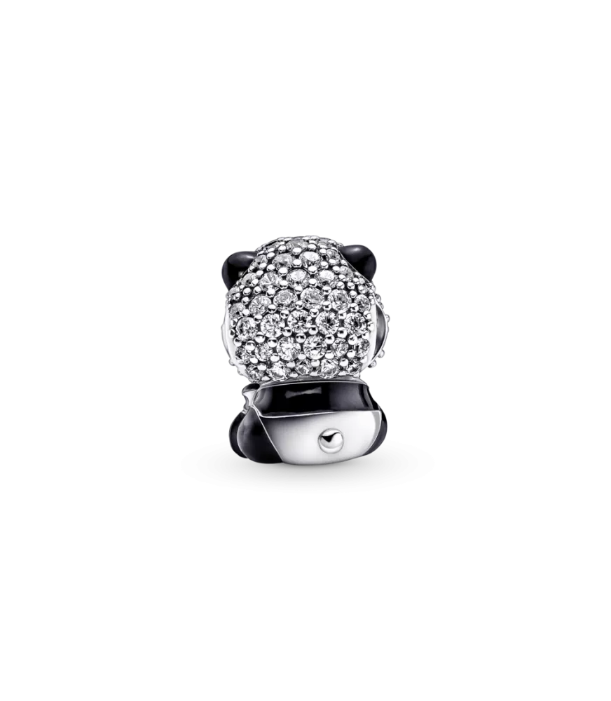 Charm en plata de ley Panda Brillante