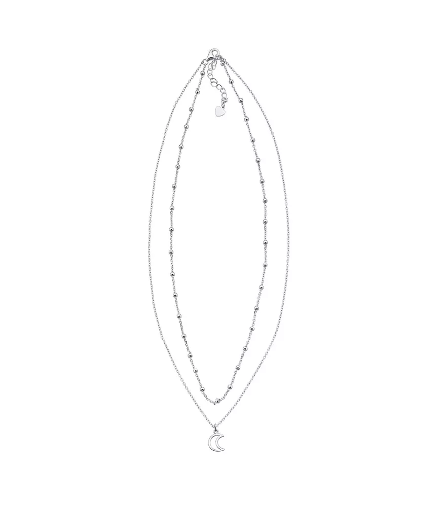 Colgante Astro, luna, en plata de ley.