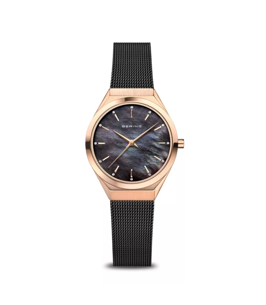 Reloj Bering mujer Ultra-Slim en acero rosa 18729-166