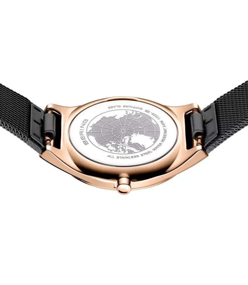 Reloj Bering mujer Ultra-Slim en acero rosa 18729-166