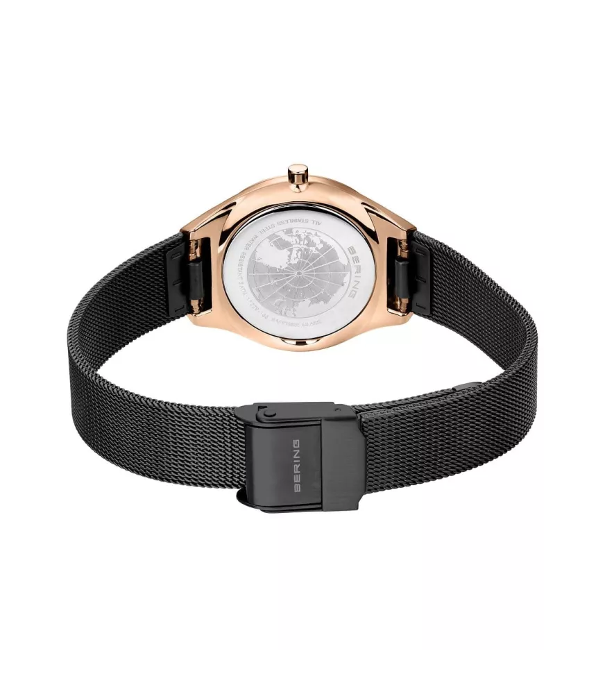 Reloj Bering mujer Ultra-Slim en acero rosa 18729-166