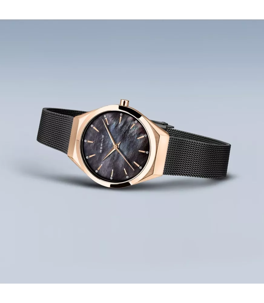 Reloj Bering mujer Ultra-Slim en acero rosa 18729-166