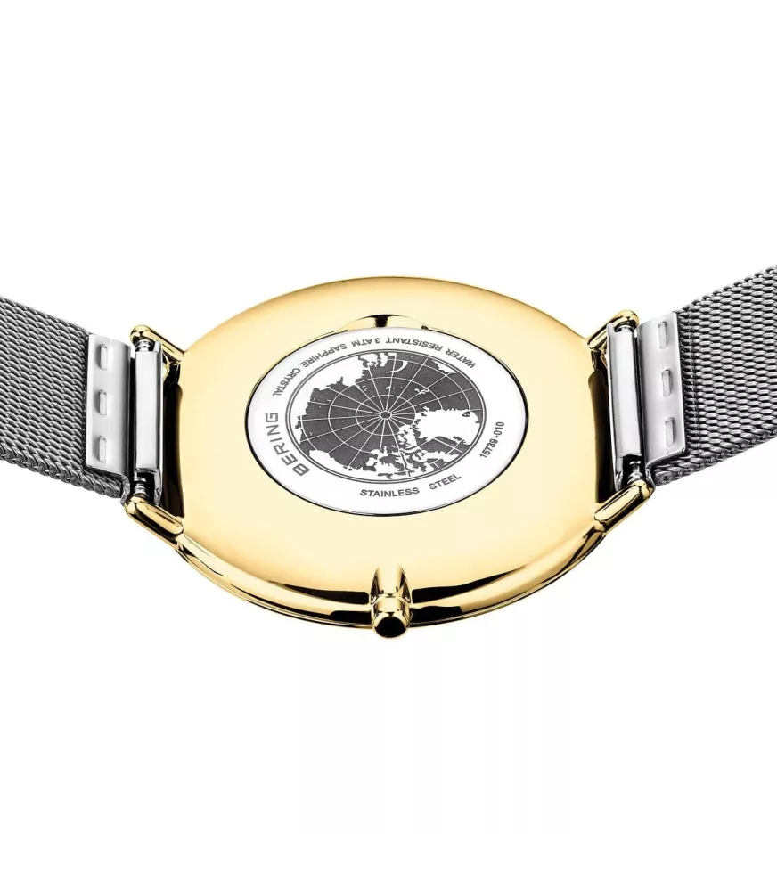 Reloj Bering mujer Classic en acero oro amarillo 15739-010