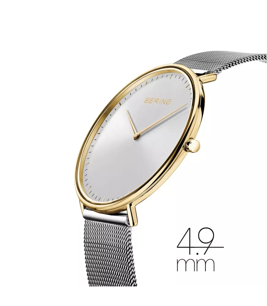 Reloj Bering mujer Classic en acero oro amarillo 15739-010