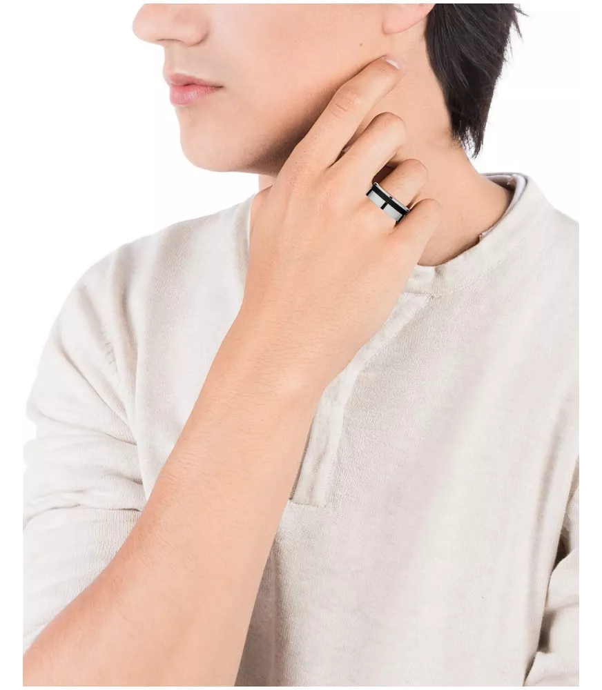 Anillo de hombre Viceroy de acero.