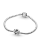 Charm en plata de ley Corazón Círculo Familiar Siempre