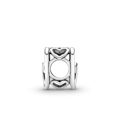 Charm en plata de ley Corazones Infinitos Entrelazados