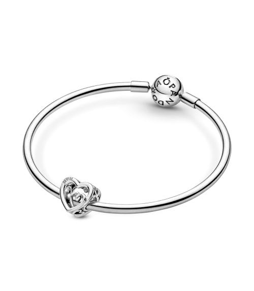 Charm en plata de ley Corazones Infinitos Entrelazados