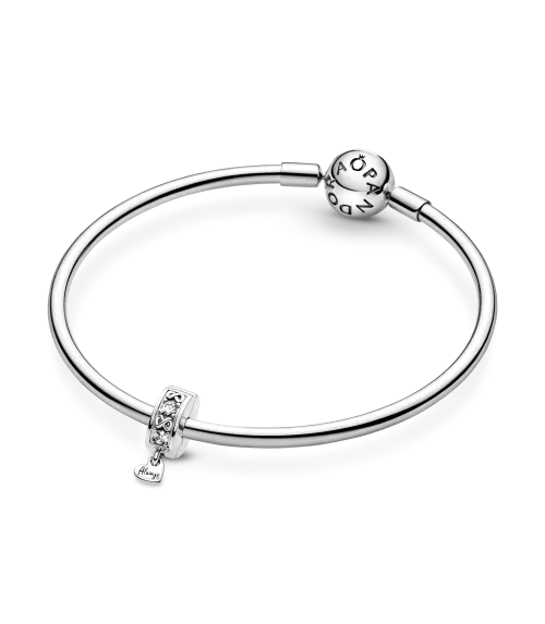 Clip en plata de ley Familia Siempre en Pavé