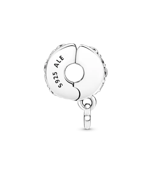 Clip en plata de ley Familia Siempre en Pavé