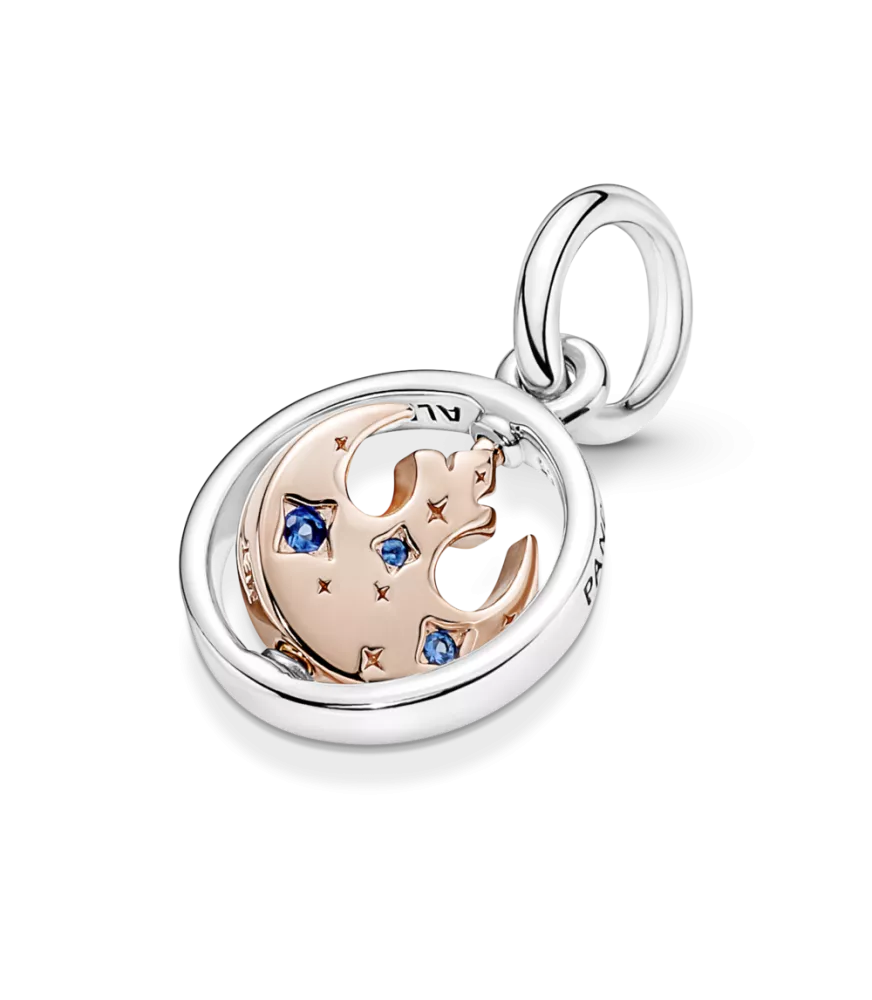  Colgante Giratorio en plata de ley y con un recubrimiento en oro rosa de 14k Símbolo Alianza Rebelde™ Star Wars™ 