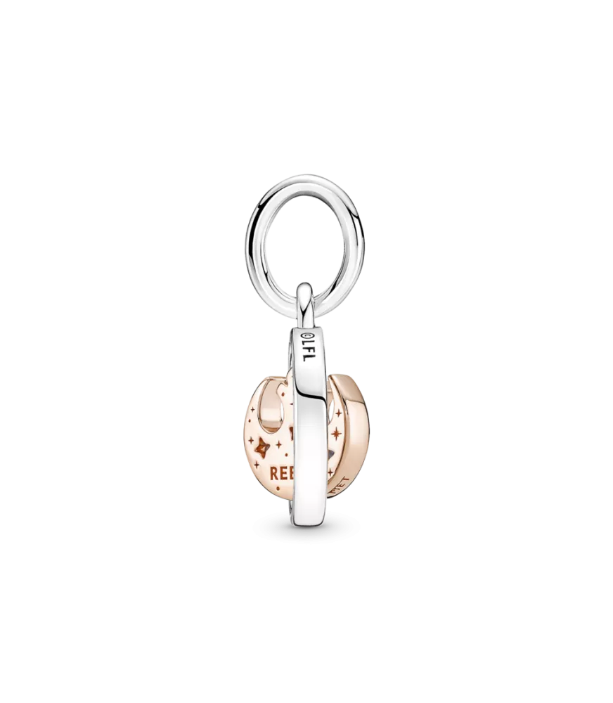  Colgante Giratorio en plata de ley y con un recubrimiento en oro rosa de 14k Símbolo Alianza Rebelde™ Star Wars™ 