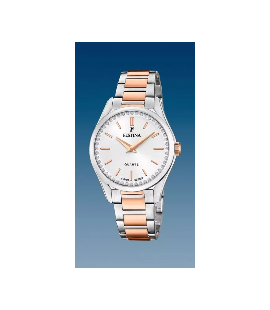 Reloj Festina mujer, cuarzo ,analógico, 2 agujas.