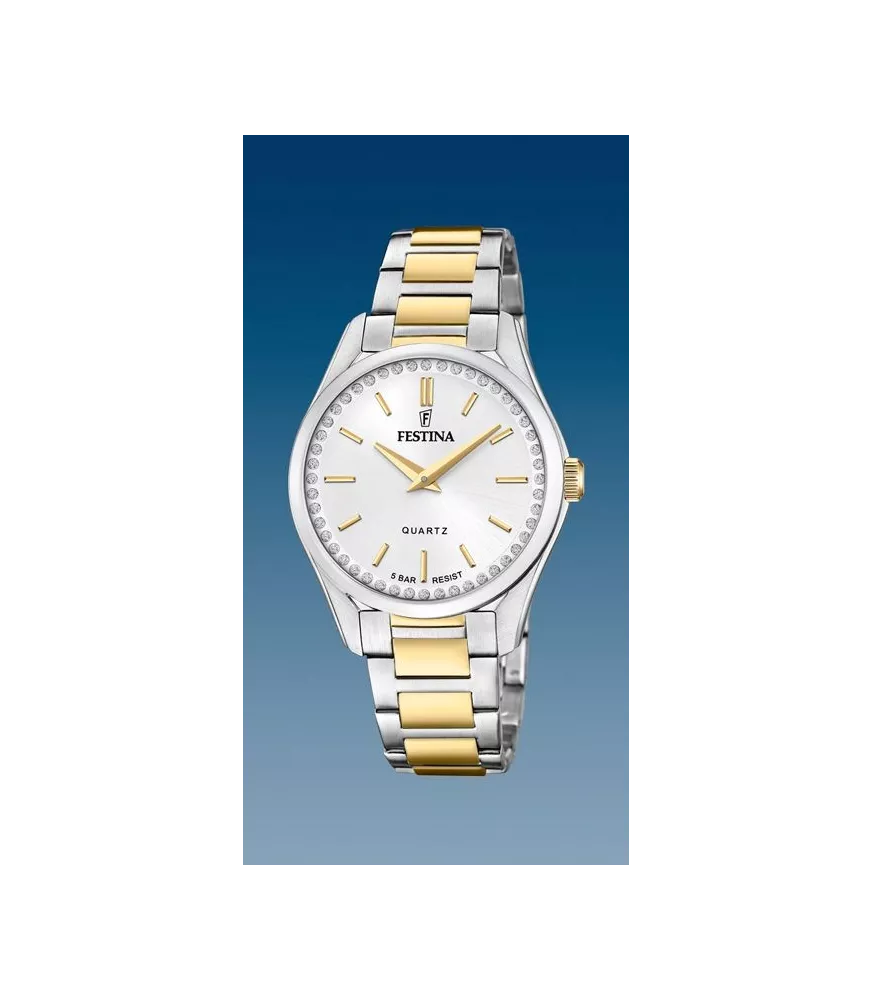 Reloj Festina mujer, cuarzo ,analógico, 2 agujas.