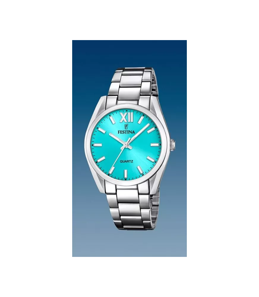 Reloj Festina mujer, cuarzo ,analógico, 3 agujas.