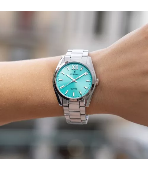 Reloj Festina mujer, cuarzo ,analógico, 3 agujas.