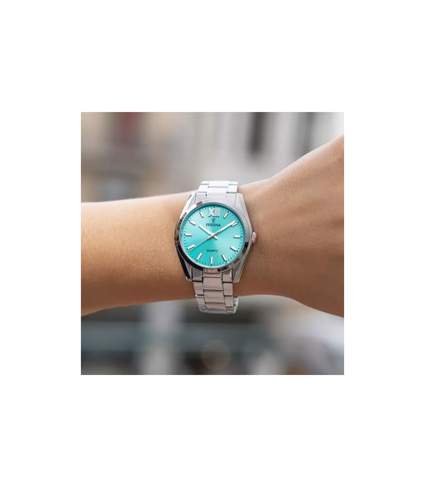 Reloj Festina mujer, cuarzo ,analógico, 3 agujas.