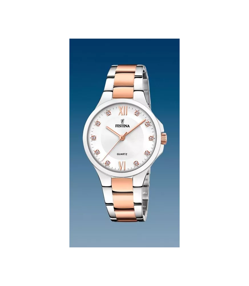 Reloj Festina mujer, cuarzo ,analógico, 3 agujas.