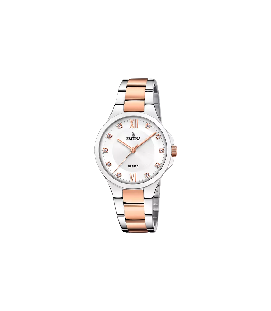 Reloj Festina mujer, cuarzo ,analógico, 3 agujas.