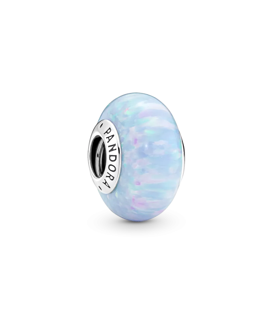 Charm en plata de ley Azul Océano Opalescente