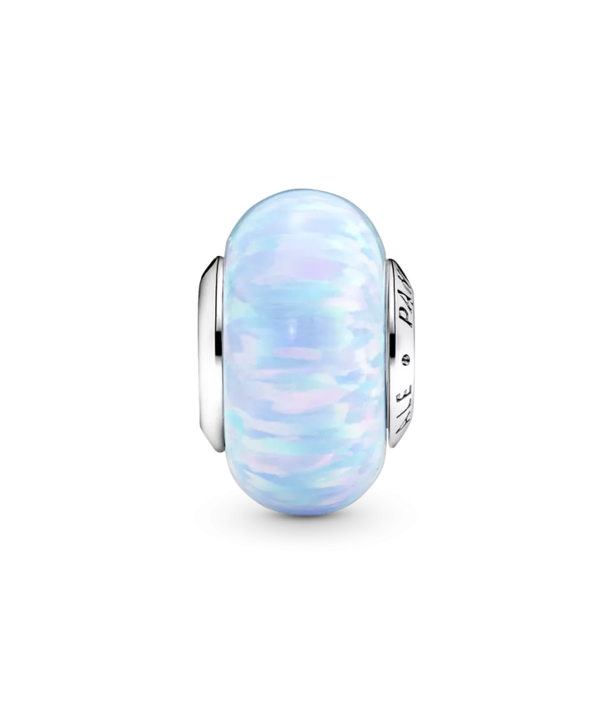 Charm en plata de ley Azul Océano Opalescente