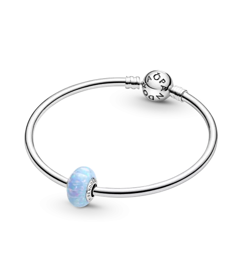 Charm en plata de ley Azul Océano Opalescente