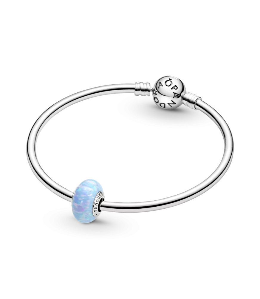 Charm en plata de ley Azul Océano Opalescente