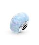Charm en plata de ley Azul Océano Opalescente