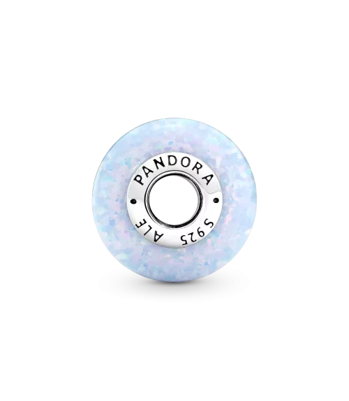 Charm en plata de ley Azul Océano Opalescente