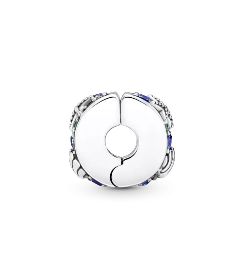 Clip en plata de ley Concha & Estrella de Mar Tropical