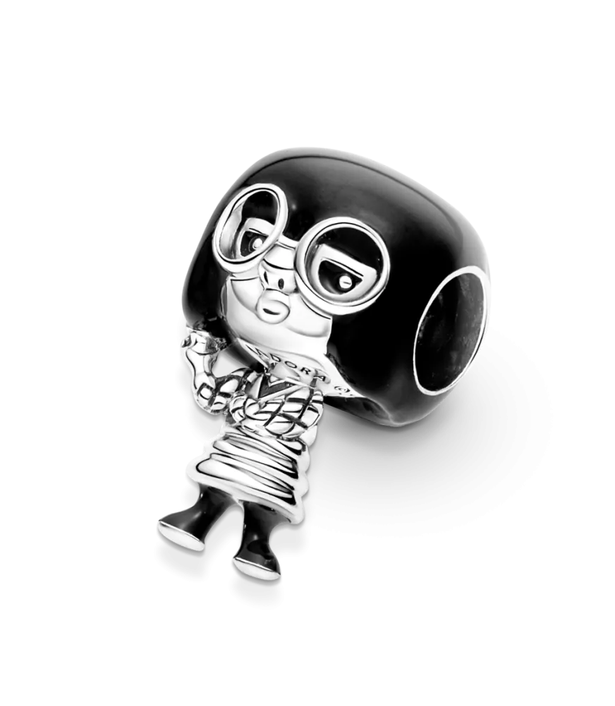 Charm en plata de ley Edna de Pixar